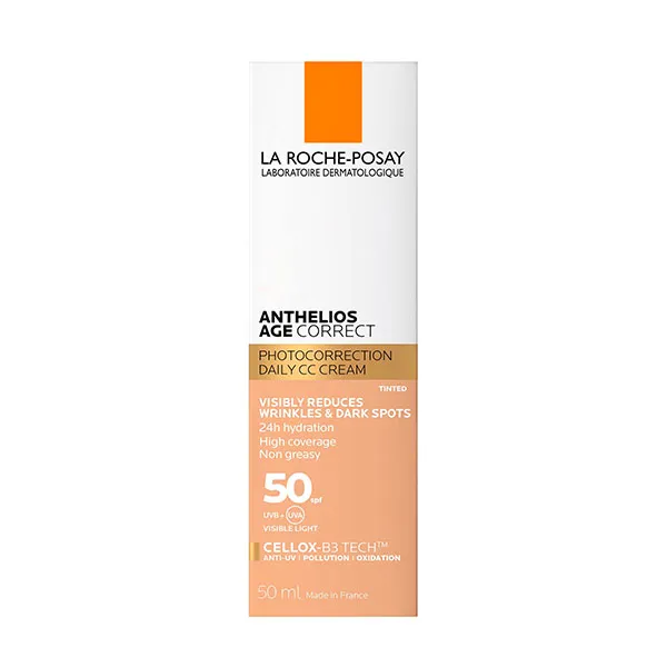 Ежедневная фотокоррекция цветом Anthelios Age Correct Color Spf50 La Roche Posay, 50 ml — фото 3