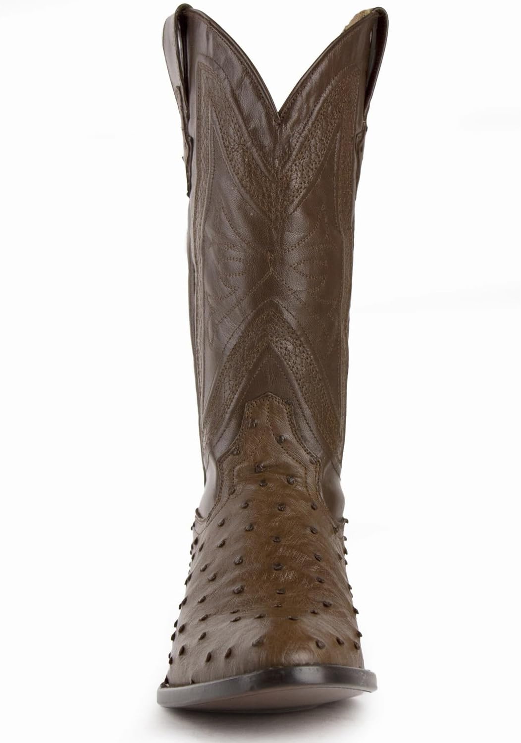 Мужские туфли Ferrini Italia Full Quill Ostrich Colt Kango с заостренным носком — фото 4