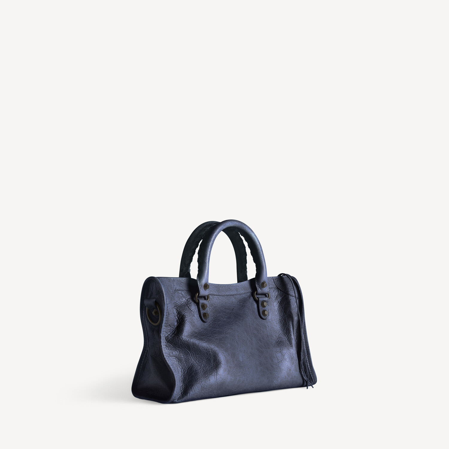 Женская сумка le city bag small в цвете темный маре BALENCIAGA, темно-маренго — фото 3