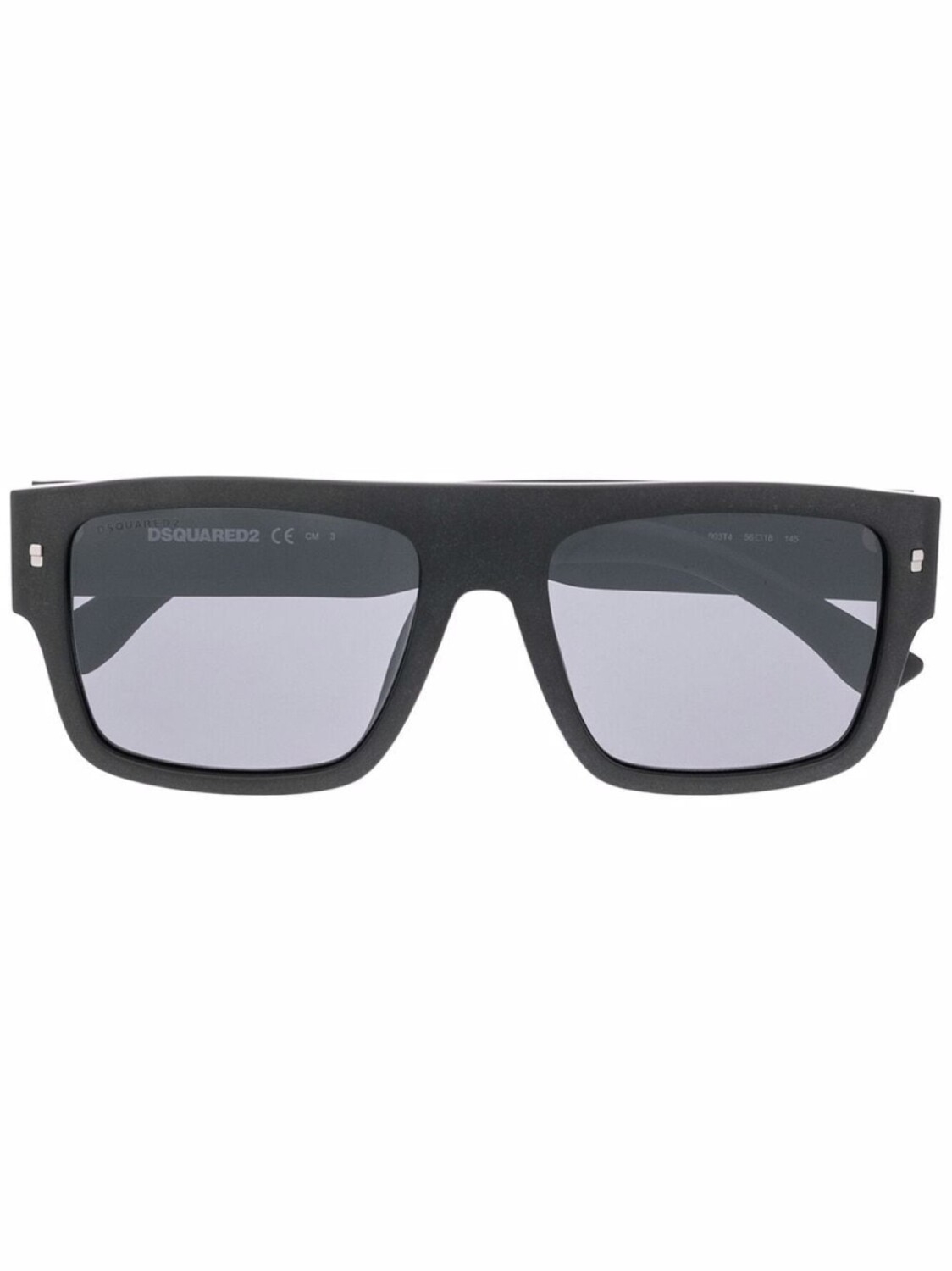 

Солнцезащитные очки с тисненым логотипом Dsquared2 Eyewear, черный