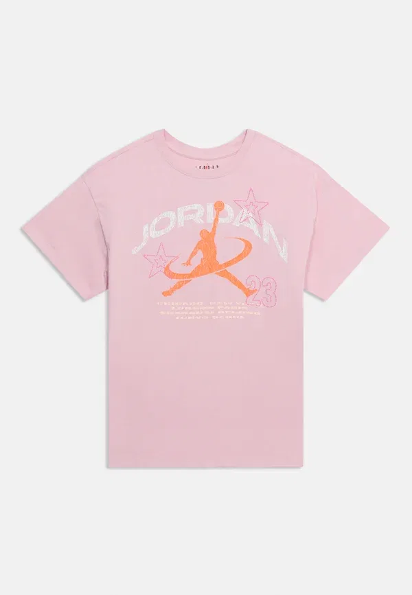 Футболка с принтом Geo World Tour Tee Jordan, цвет ледяной кармин — фото 3
