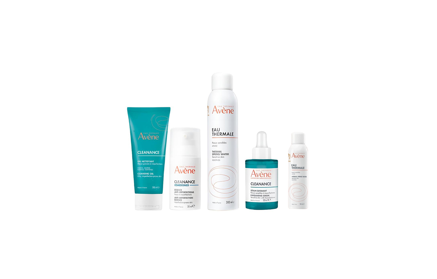 

YAYANG набор для ухода за кожей из пяти предметов: очищение, восстановление, увлажнение и успокаивающее питание Avène