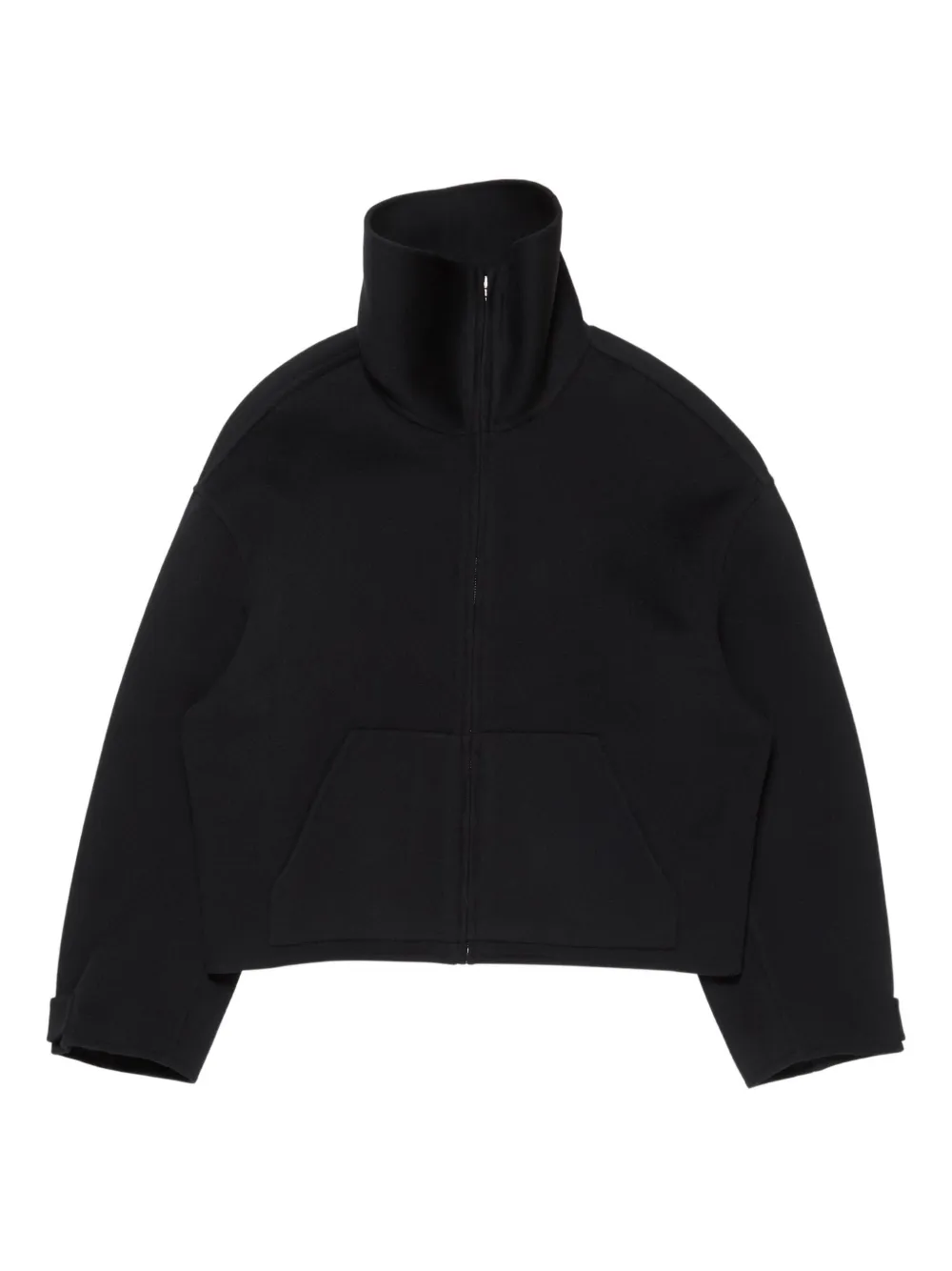 

Куртка на молнии с высоким воротником Acne Studios, черный