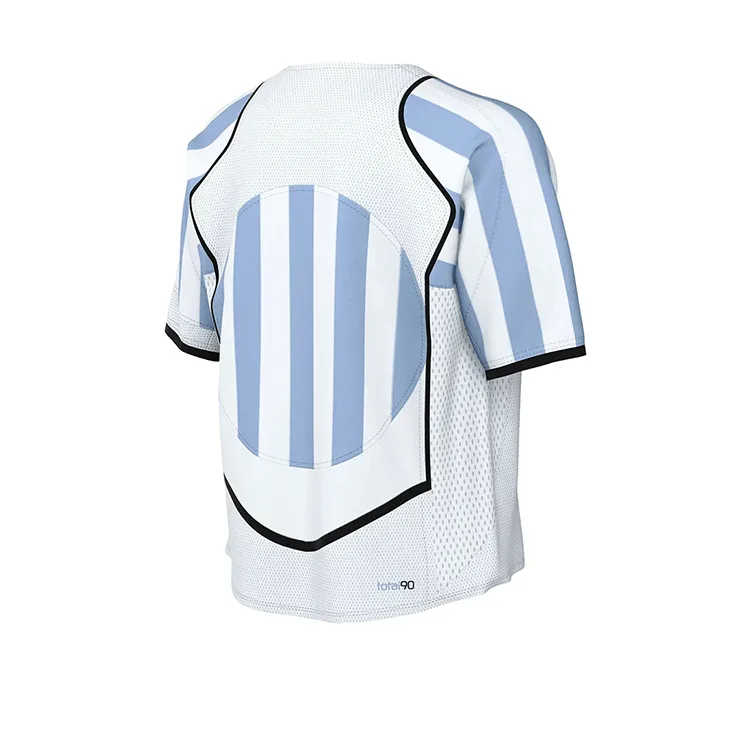 Детская спортивная футболка Total 90 Kids' Nike, Spiritual Blue/White/Black — фото 2