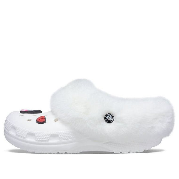 

Тапочки classic clog white slippers Crocs, белый