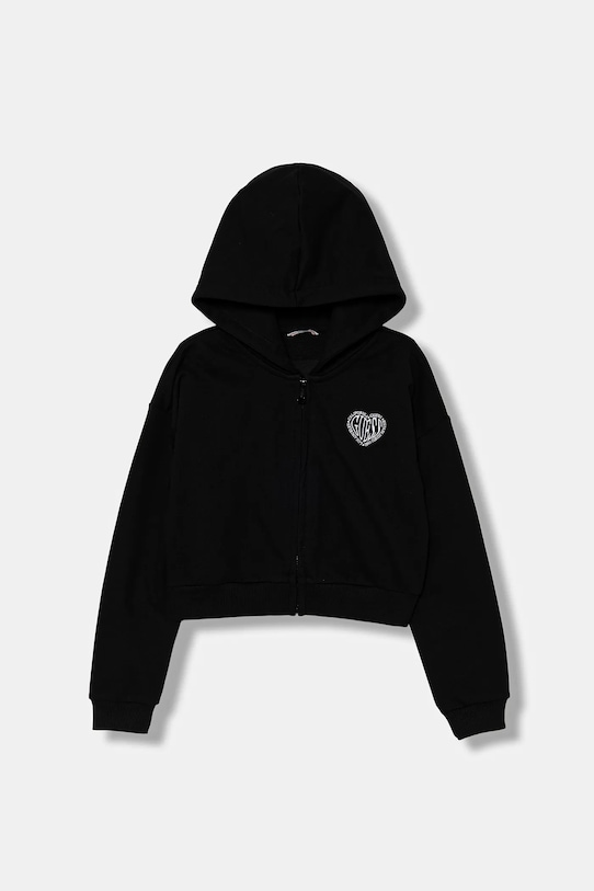 

Детская хлопковая толстовка Guess, черный