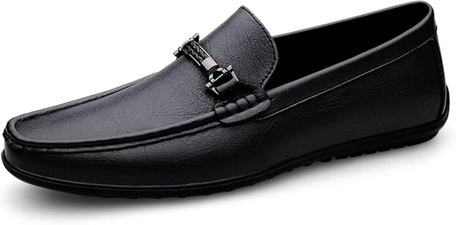 

Мужские мокасины Xinduoyu для вождения, удобные слипоны с пенни, черный