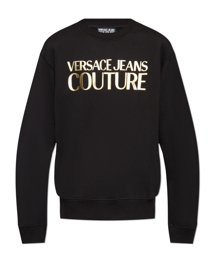 

Толстовка с логотипом Versace Jeans Couture, черный