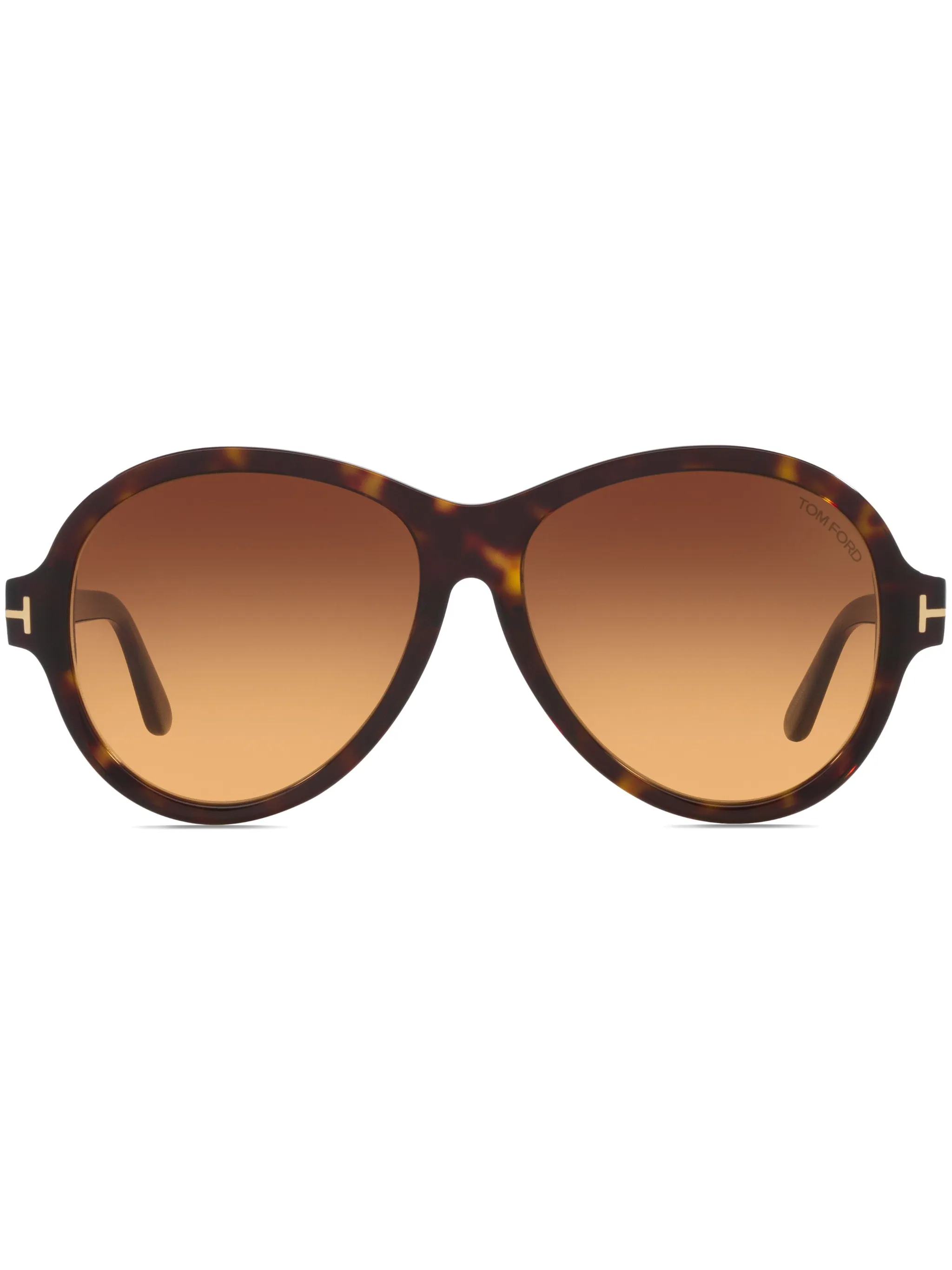 

Солнцезащитные очки Camryn в круглой оправе Tom Ford Eyewear, зеленый