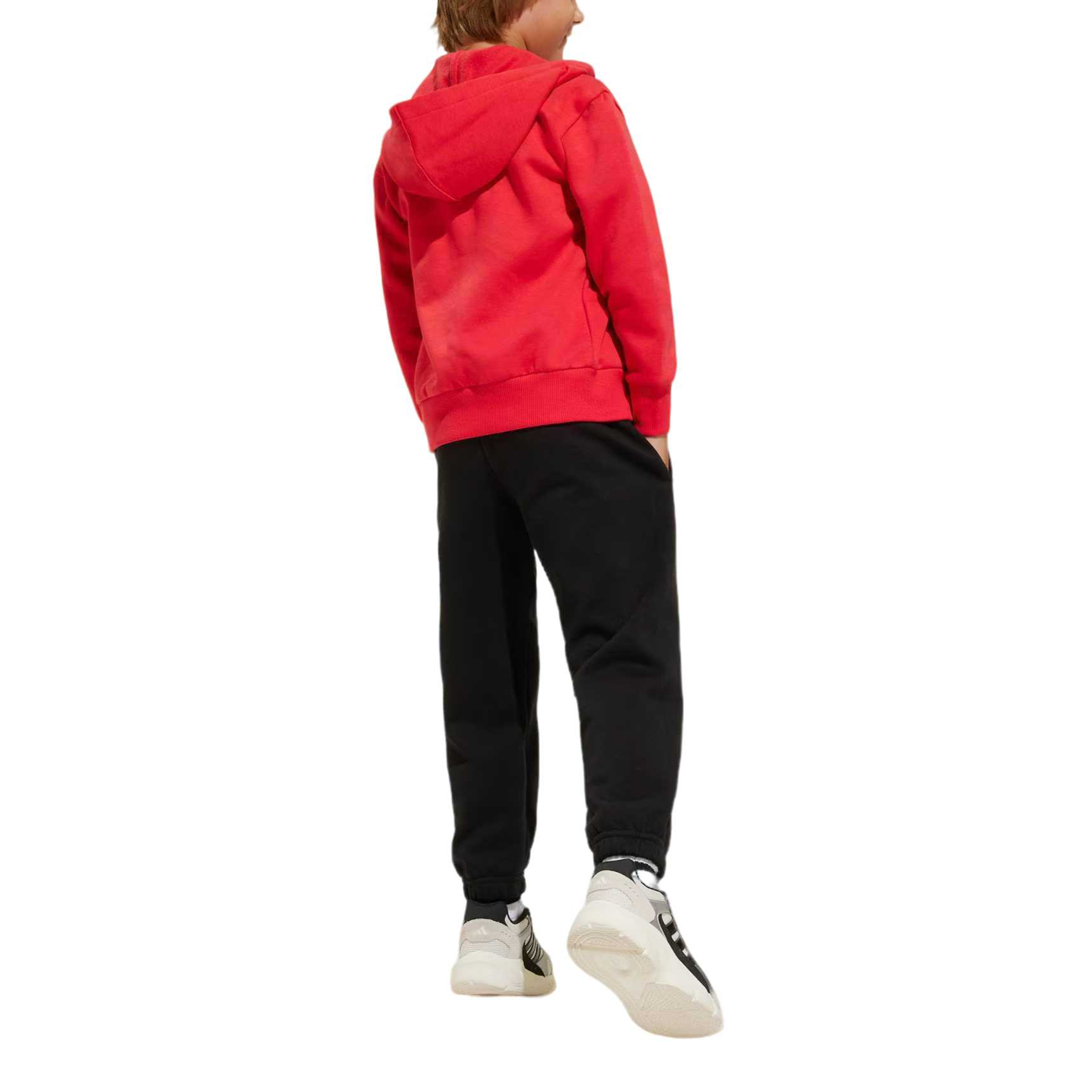 Повседневный спортивный комплект из 2 предметов для детей 3-7 лет Adidas, красный/черный — фото 4