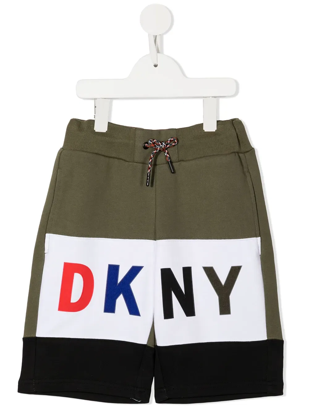 Подростковые спортивные шорты с логотипом Dkny Kids, зеленый