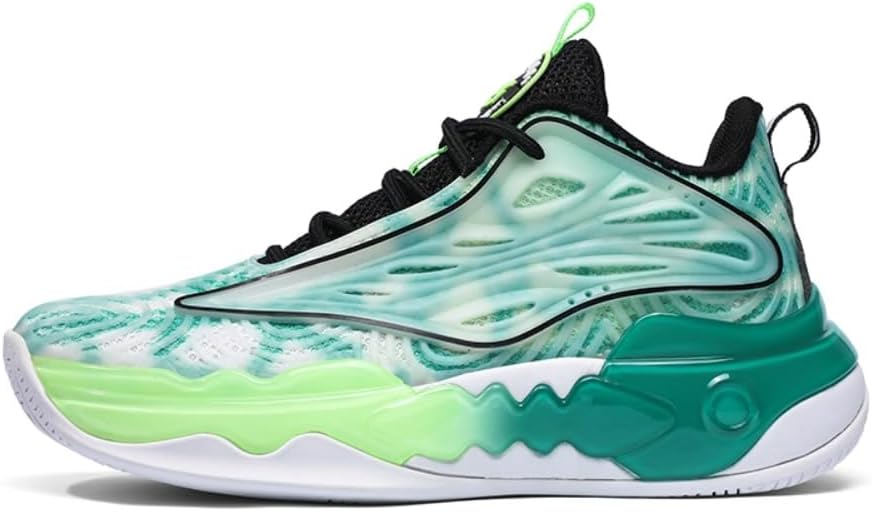 

Баскетбольные кроссовки 2025 года для бега и спорта на улице, тренировочные модные мужские кроссовки Yafexin, зеленый