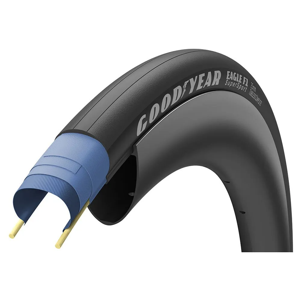 

Дорожная шина Goodyear Eagle F1 SuperSport 120 TPI TLC Tubeless 700C x 25, черный
