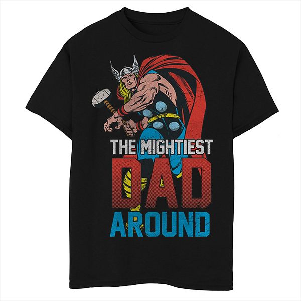 

Футболка Marvel Comics Thor Father's Day The Mightiest Dad Around Licensed Character
