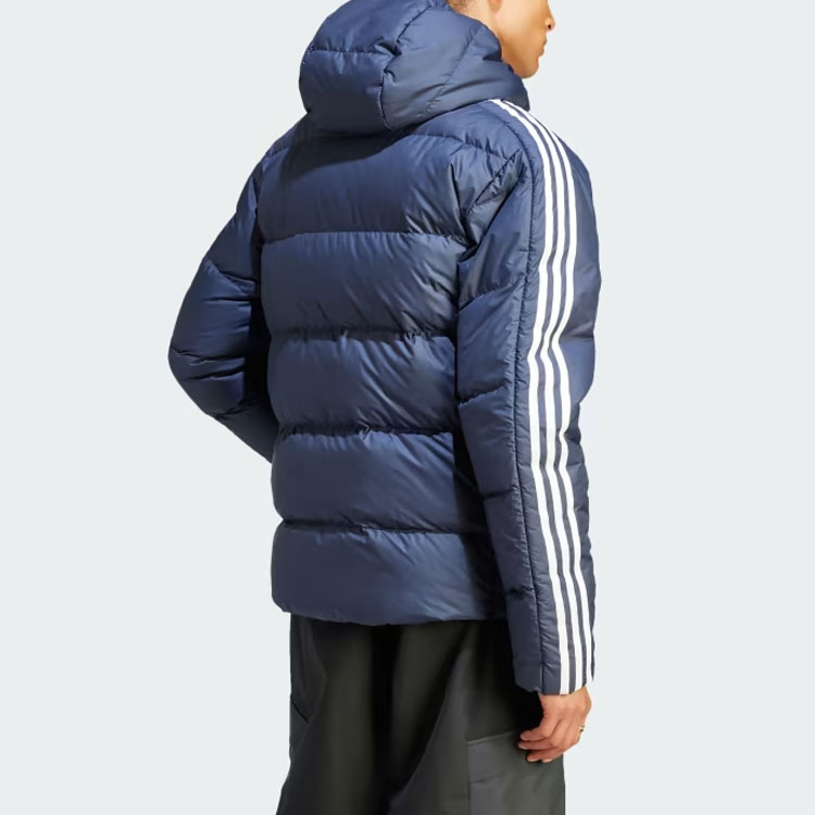 ESSENTIALS Пуховик Мужской Чернильно-синий Adidas — фото 4