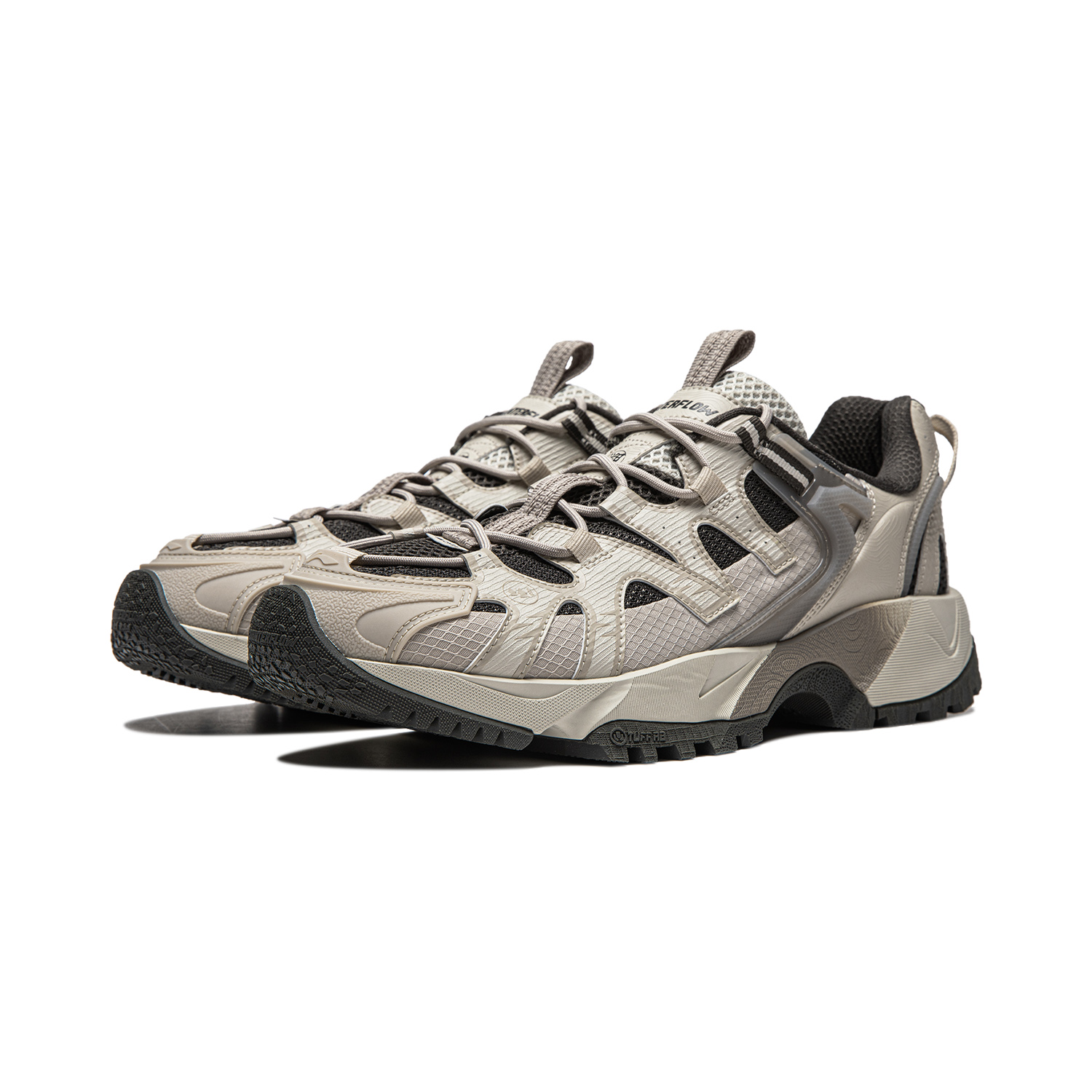 

Кроссовки LINING Lifestyle Shoes Men Low-top Mica Grey/obsidian Lime/silver Birch Grey, серый