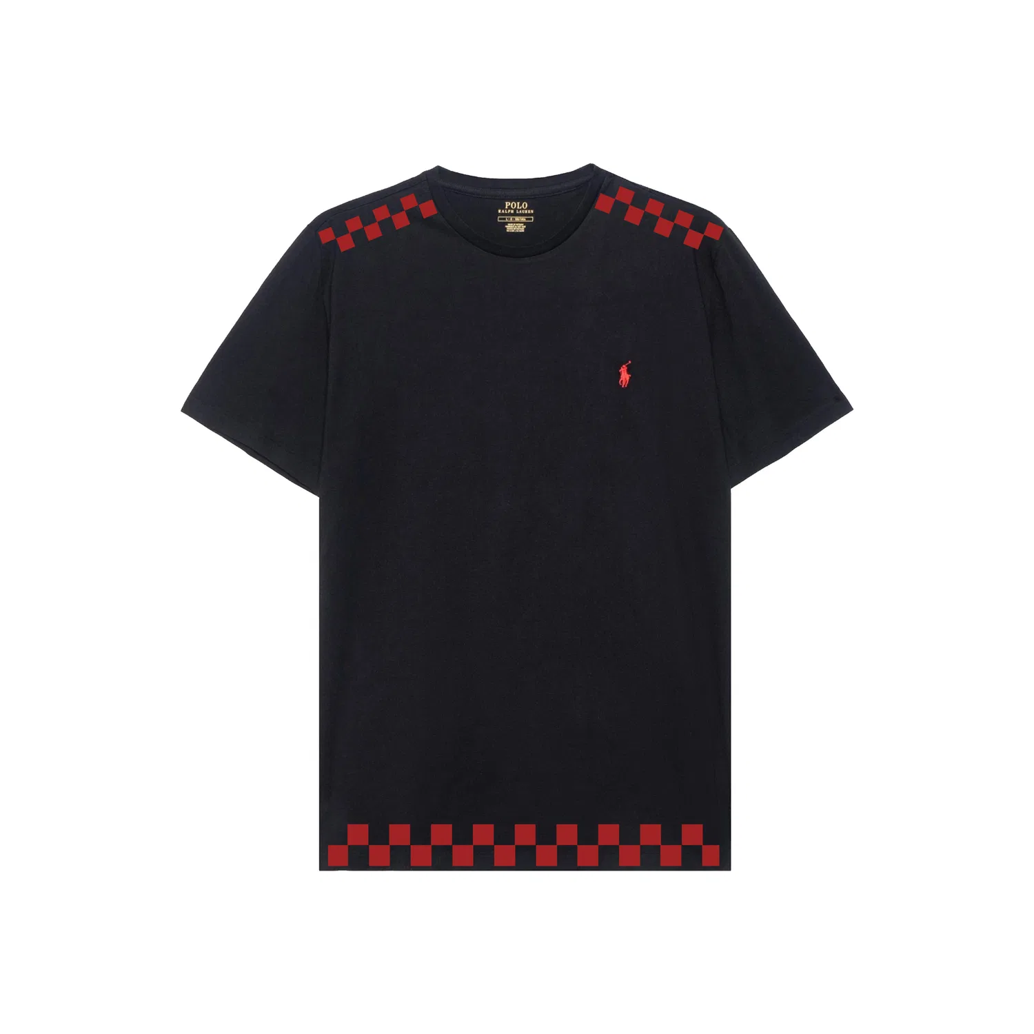 Футболка Polo Ralph Lauren с вышивкой логотипа, черная