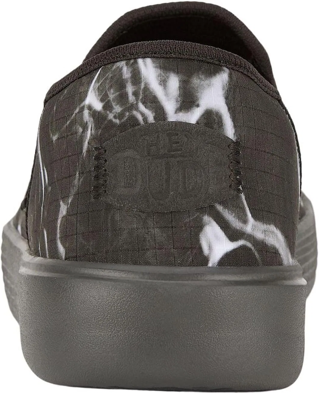 Кроссовки Hey Dude Sunapee Mossy Oak Elements Mens Slip On Comfortable Lightweight, Black — фото 4