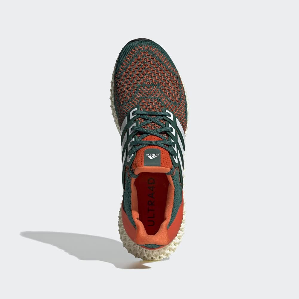 Кроссовки adidas Ultra 4D для взрослых унисекс, белый/зеленый — фото 4