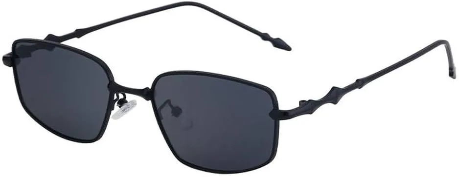 

Солнцезащитные очки в тонкой прямоугольной оправе для женщин и мужчин, роскошные винтажные ретро металлические солнцезащитные очки для женщин, модные очки LVTFCO, 2