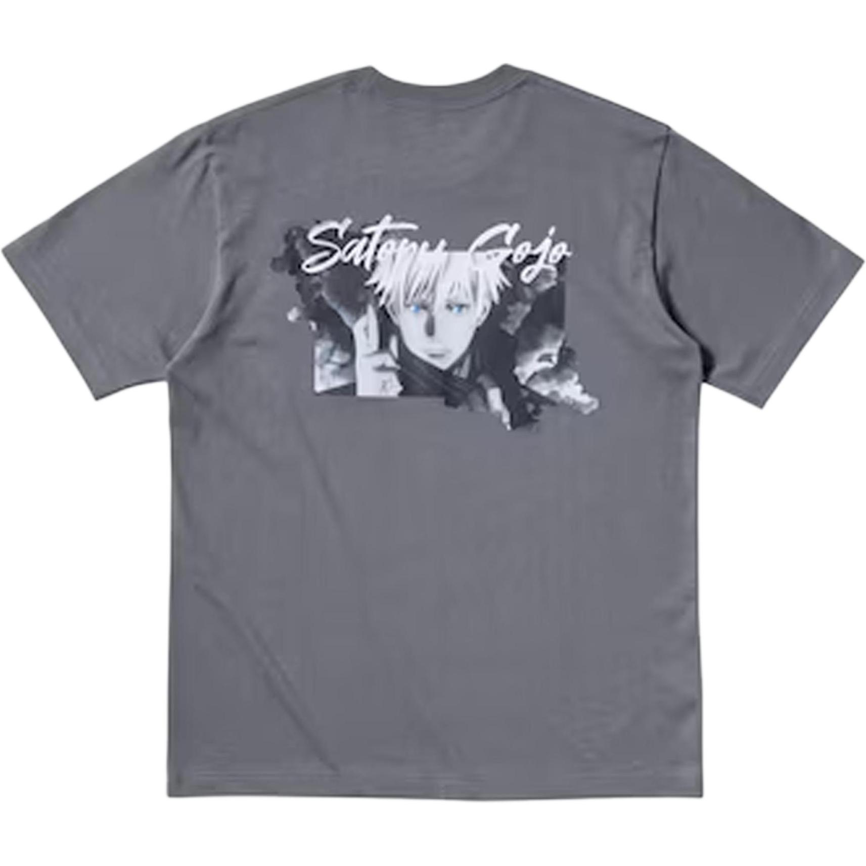 Футболка X Spell Fight Co titled Series Unisex Asphalt Gray UNIQLO, серый — фото 3