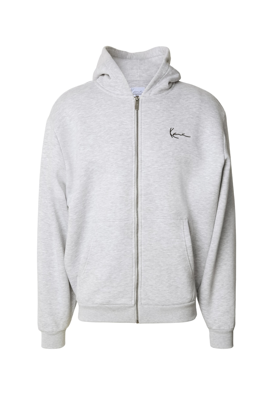 

Толстовка с капюшоном на молнии Karl Kani Essential, светло-серый