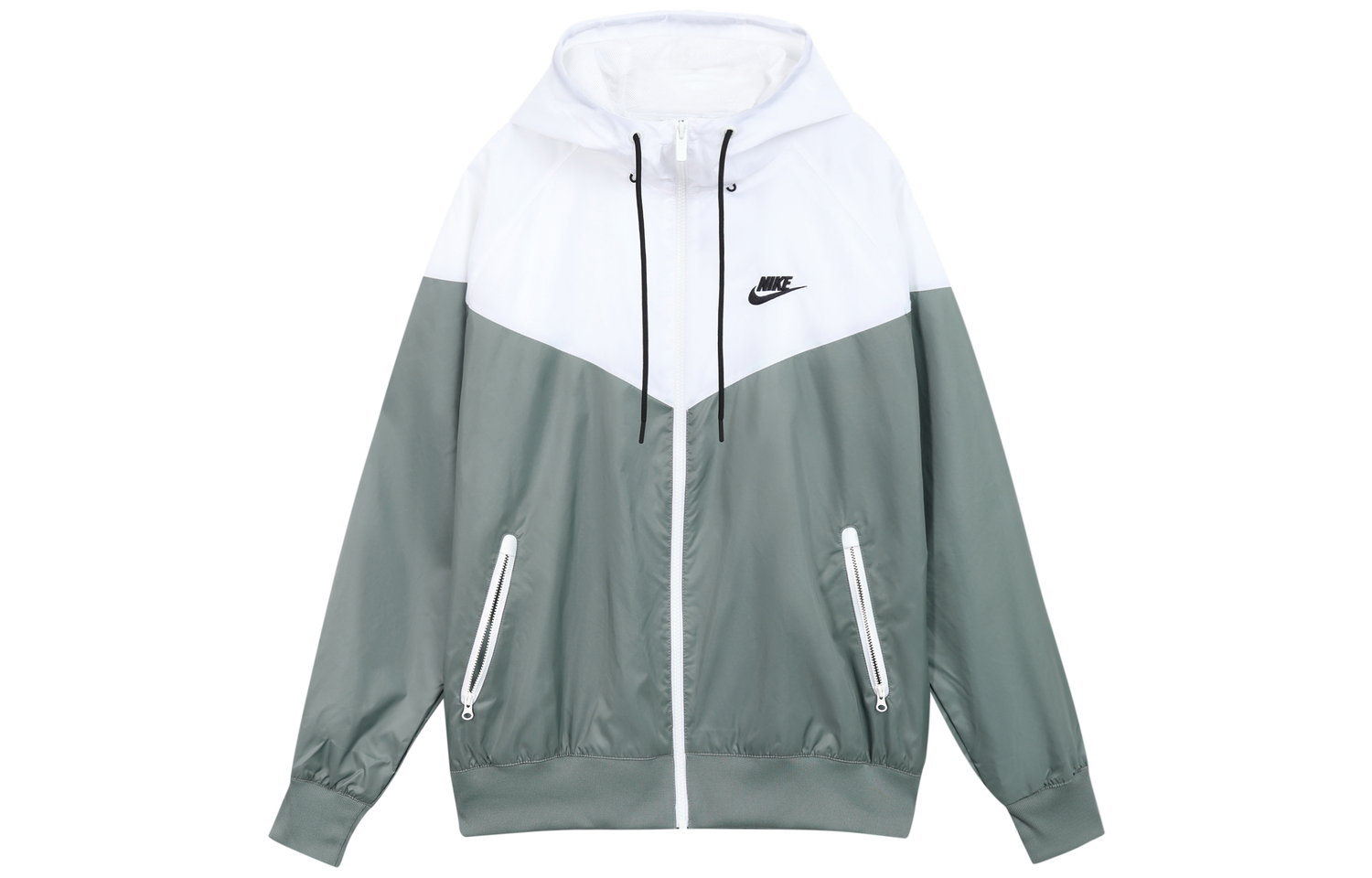 

Nike Куртка WINDRUNNER мужская серая белая, Gray White