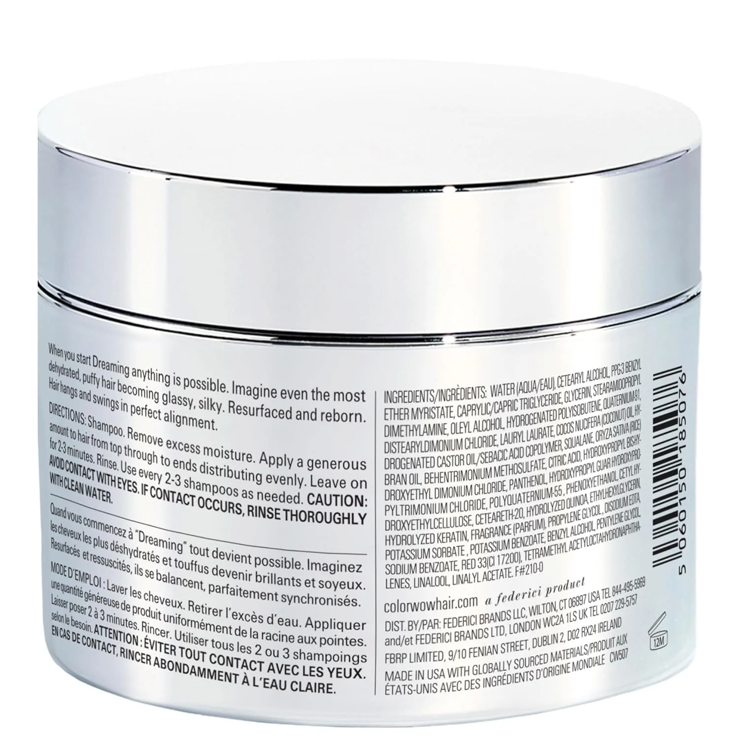 COLOR WOW Dreaming Advanced Repair and Resurfacing Treatment | Маска для волос против пушистости и повреждений, придающая волосам безупречный вид 222 мл (1 шт.) — фото 2