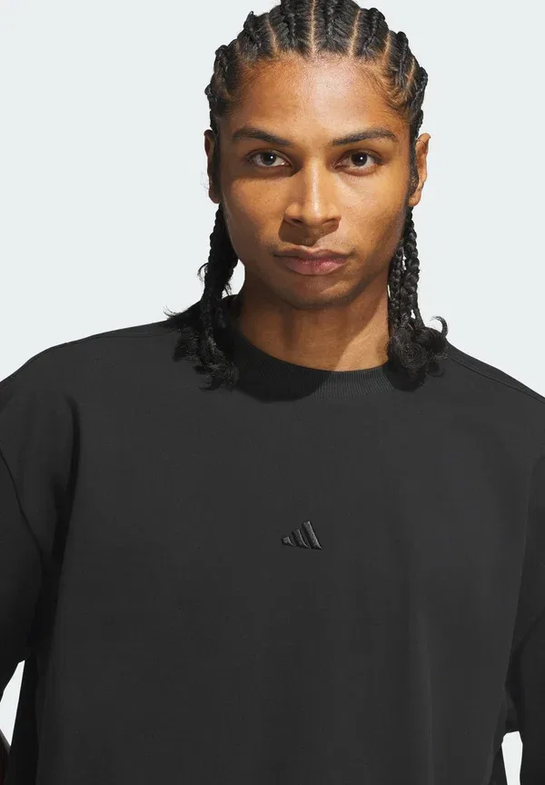 Футболка Adidas Performance tee basic t-shirt, черный — фото 3