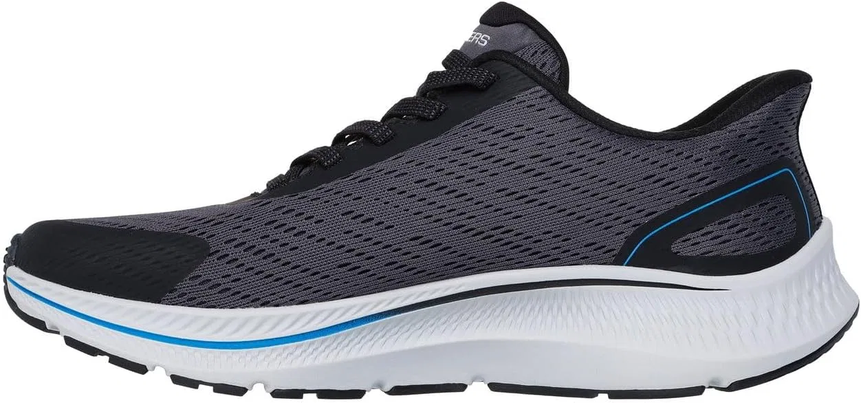 Мужские кроссовки Skechers Go Run Consistent 2.0 Worldview, Charcoal And Black Textile — фото 4