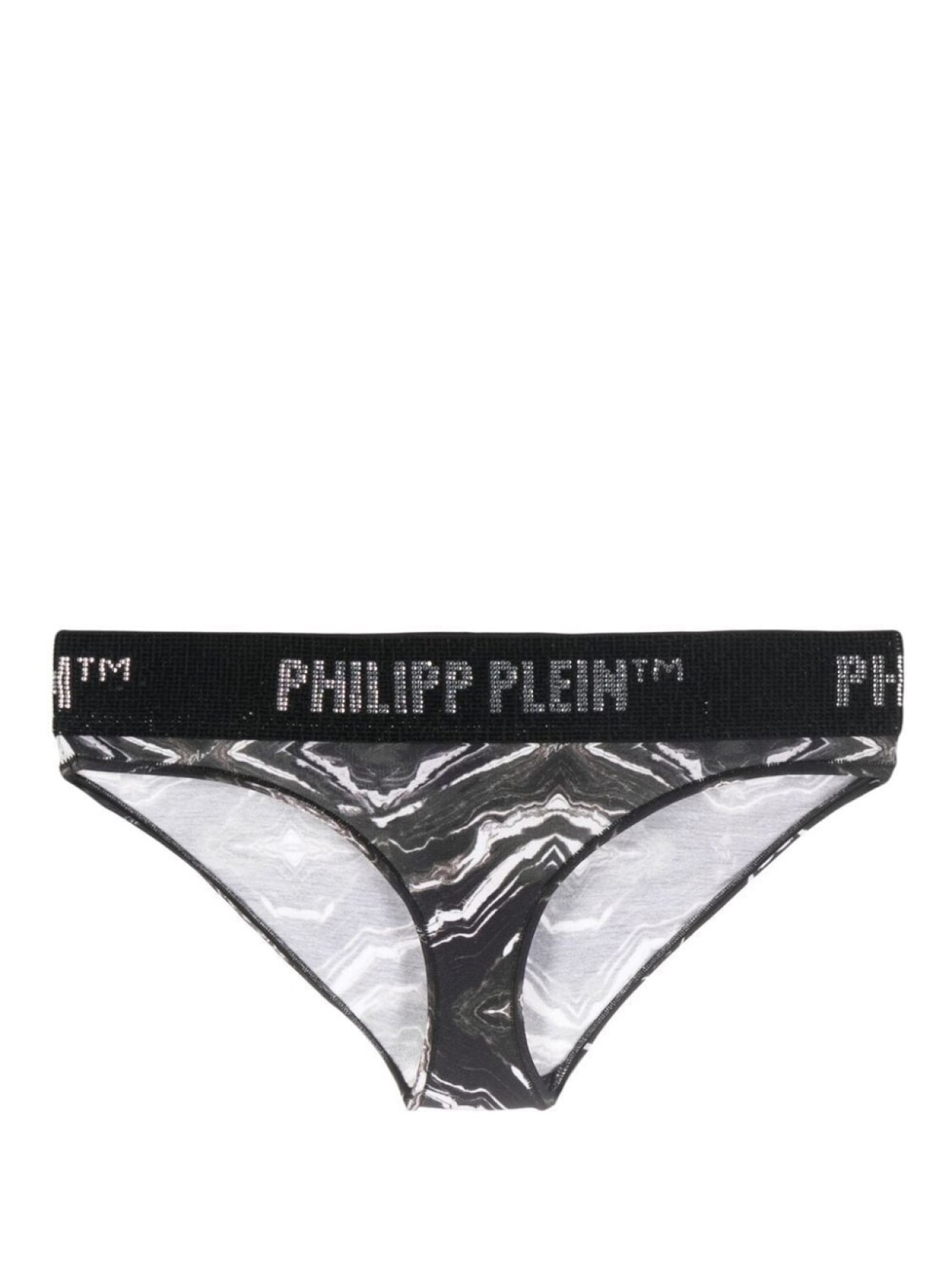 

Philipp Plein трусы-брифы со стразами, черный