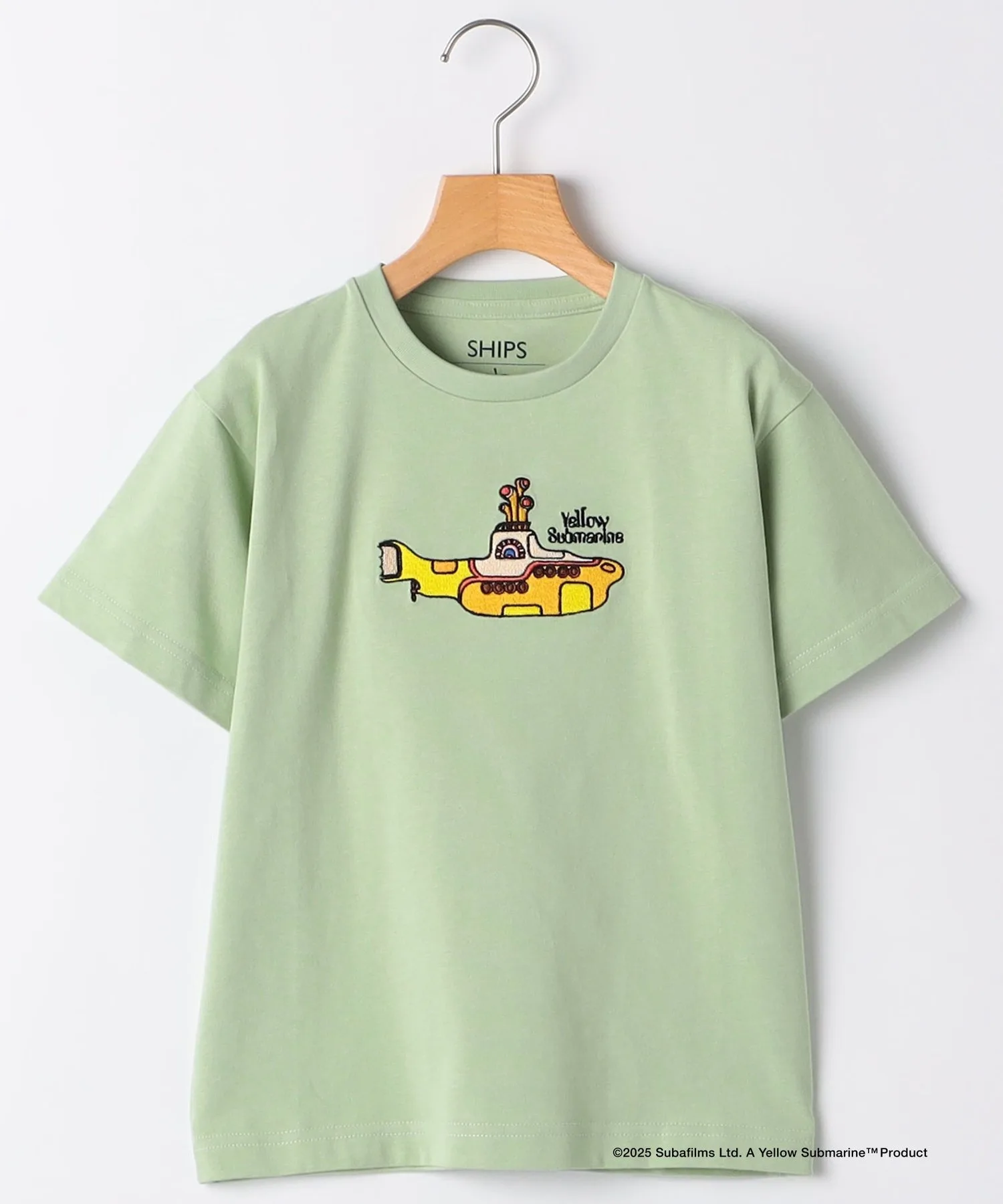 Детская футболка SHIPS KIDS с коротким рукавом и вышивкой The Beatles