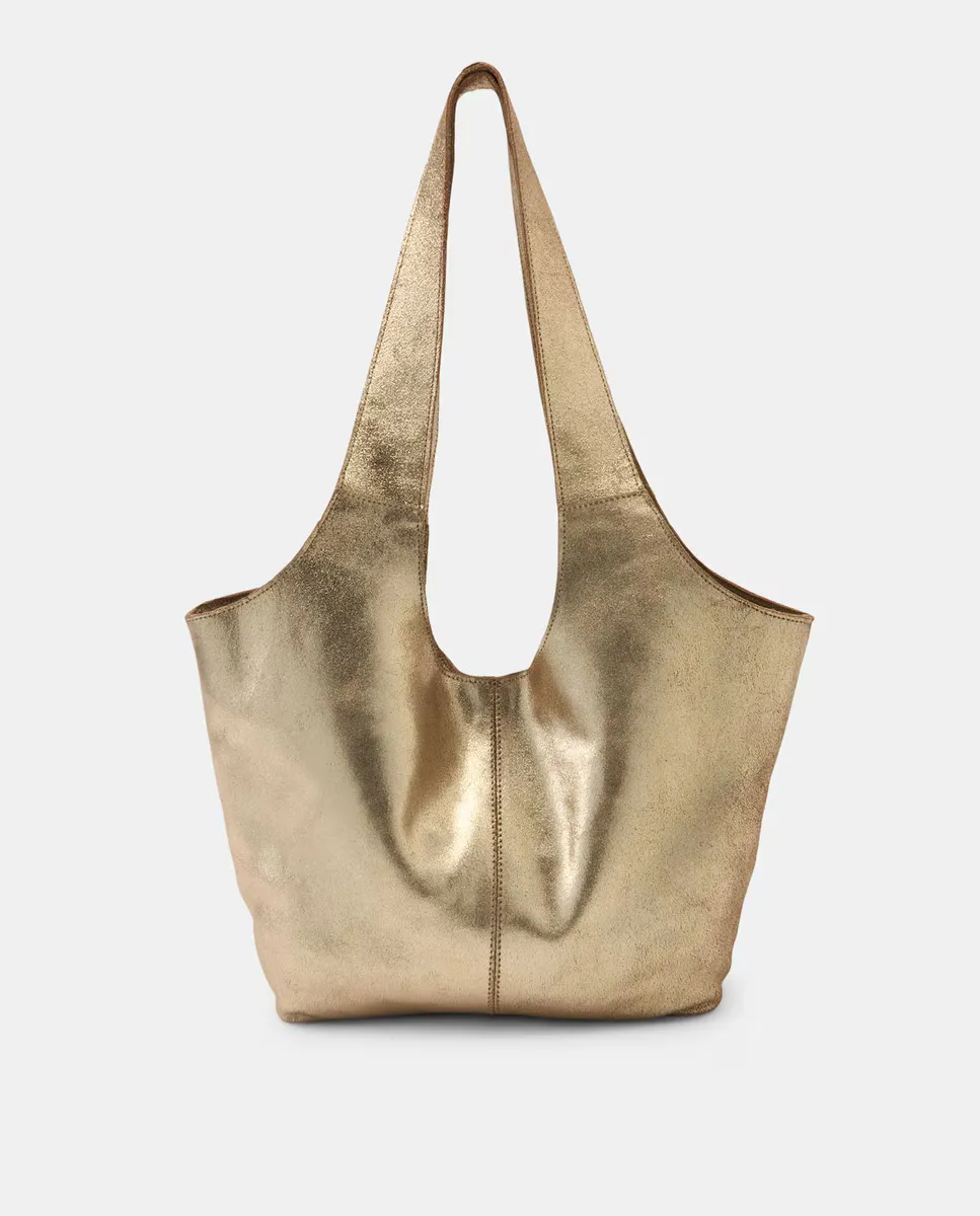 

Кожаный шоппер Easy Wear, цвет 390 Oro