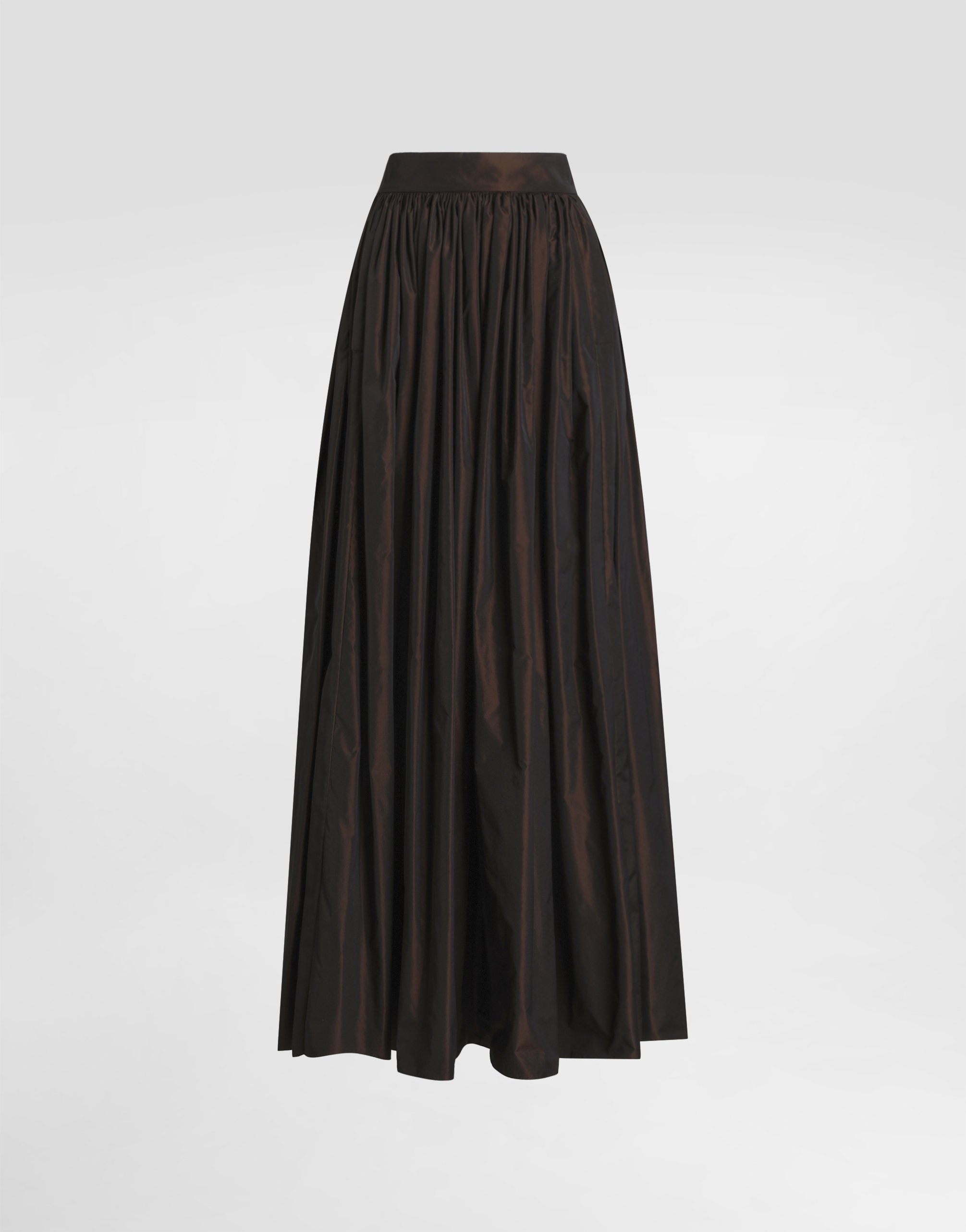 

Длинная юбка-солнце из радужной тафты Dolce & Gabbana, мультиколор