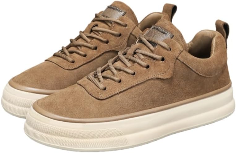 

Мужские удобные и стильные кроссовки на толстой подошве для прогулок на свежем воздухе, бега трусцой, поездок на работу, на все сезоны, прочные Fusecottc, хаки