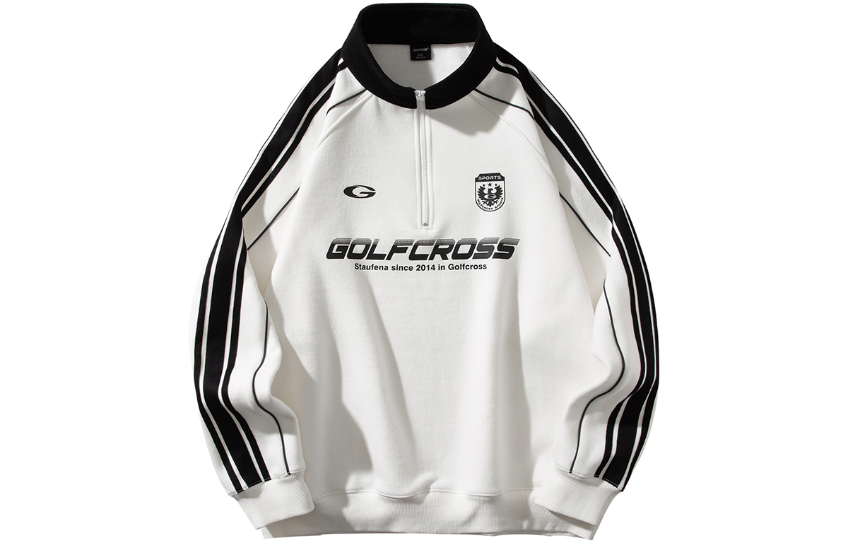 

Свитшот Unisex GOLFCROSS, Белый Хизер Грей