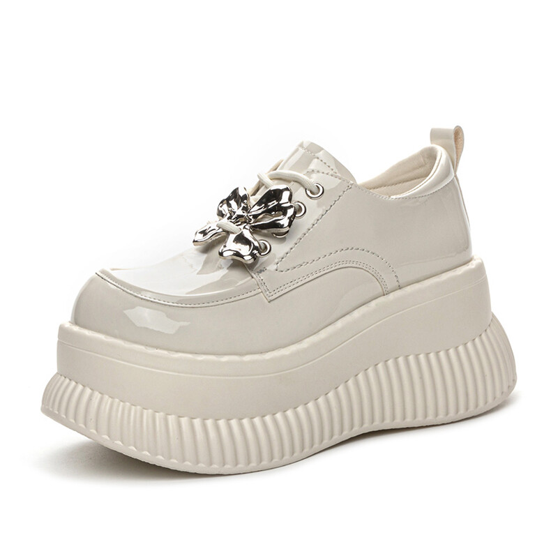 

Туфли женские повседневные Women's Casual Shoes Women's Shoe Cabinet Floral Language, бежевый