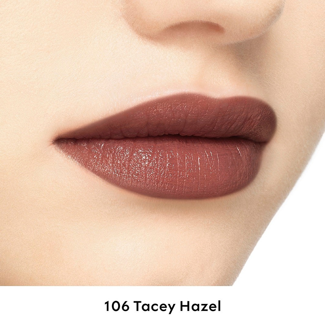 Помада для губ gucci beauty rouge à lèvres satin Gucci, nr. 106 tacey hazel, вес 3.5 гр. — фото 4
