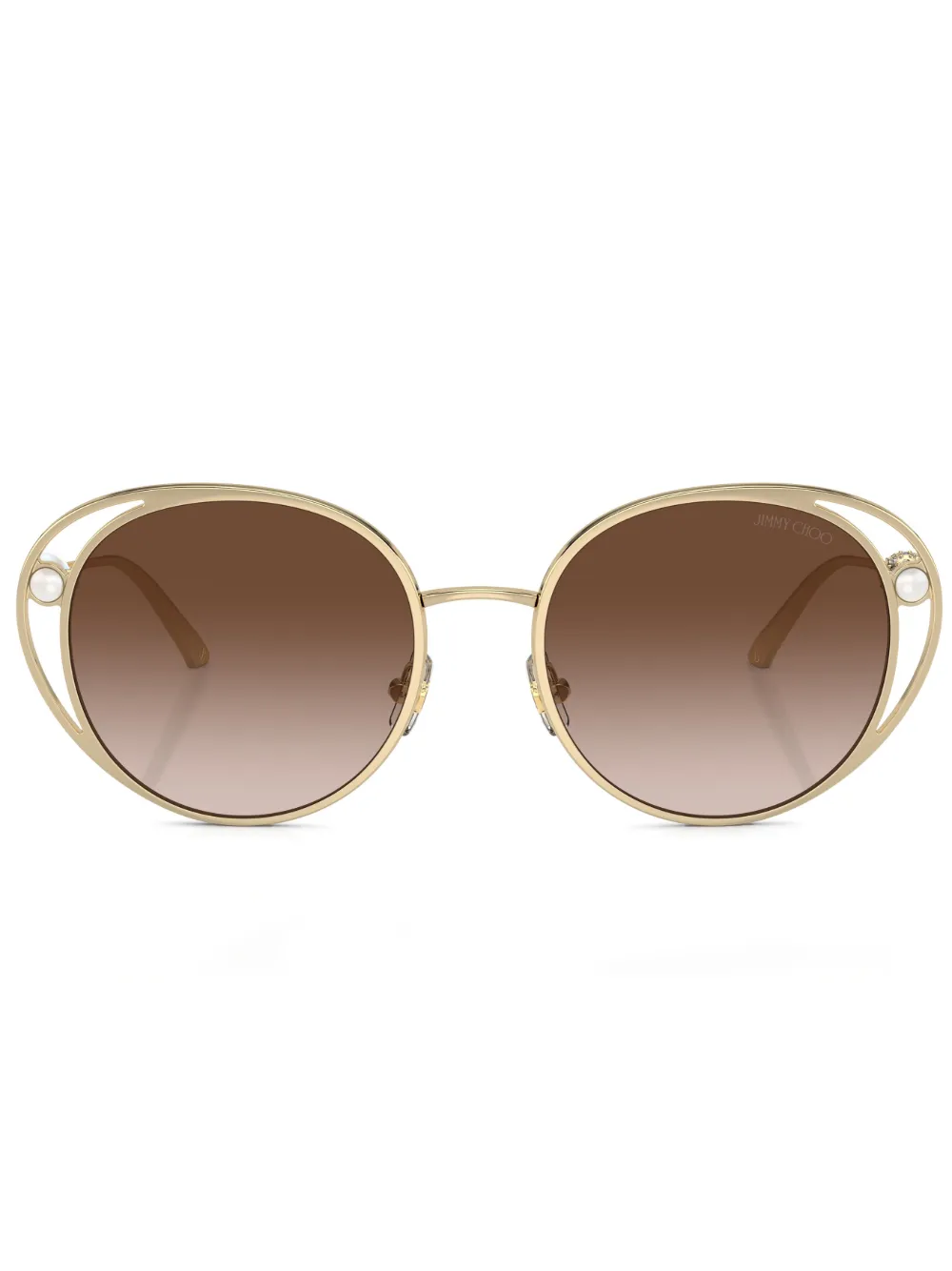 

Солнцезащитные очки Angela Jimmy Choo Eyewear, золотой