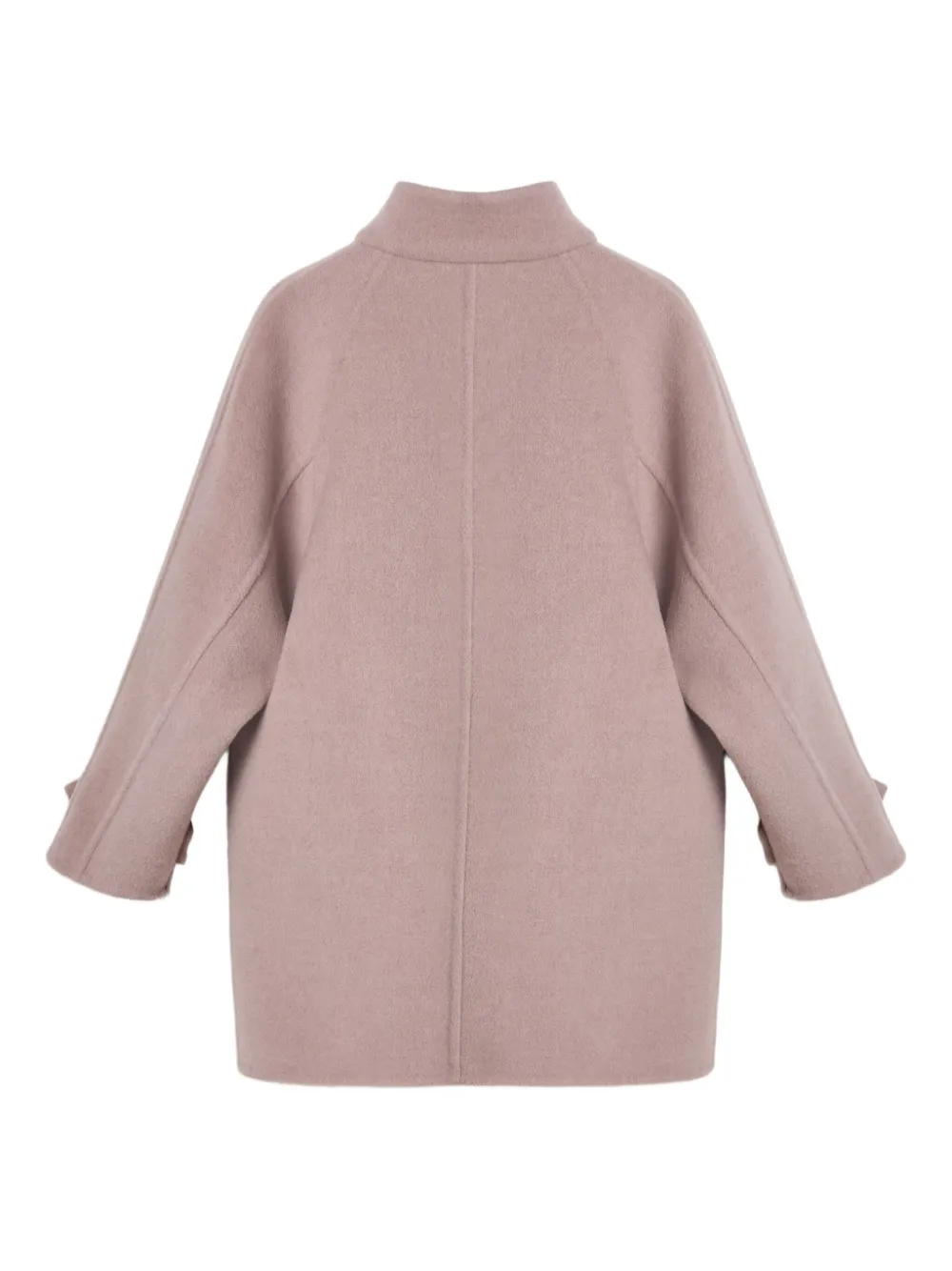 Шерстяное двубортное пальто Brunello Cucinelli Kids, розовый — фото 2