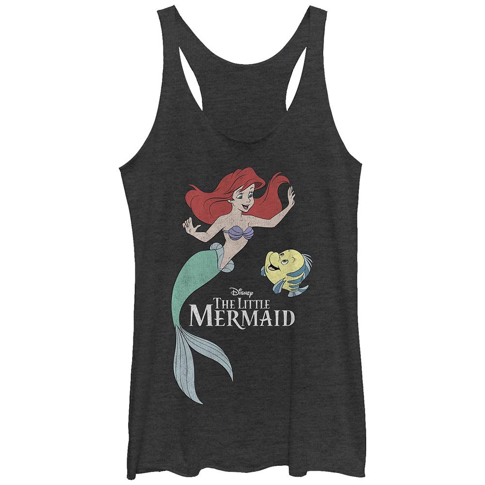 

Майка-борцовка для юниоров Disney's The Little Mermaid Ariel Aquatic Friends, цвет Black Heather