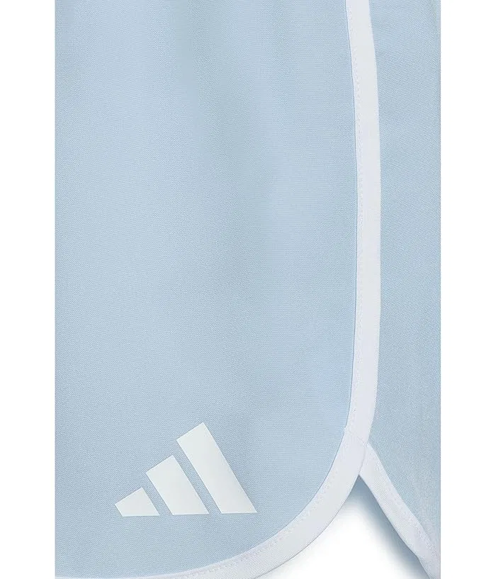 Шорты спортивные Woven Pacer Shorts Adidas Kids, Crystal Sky — фото 3