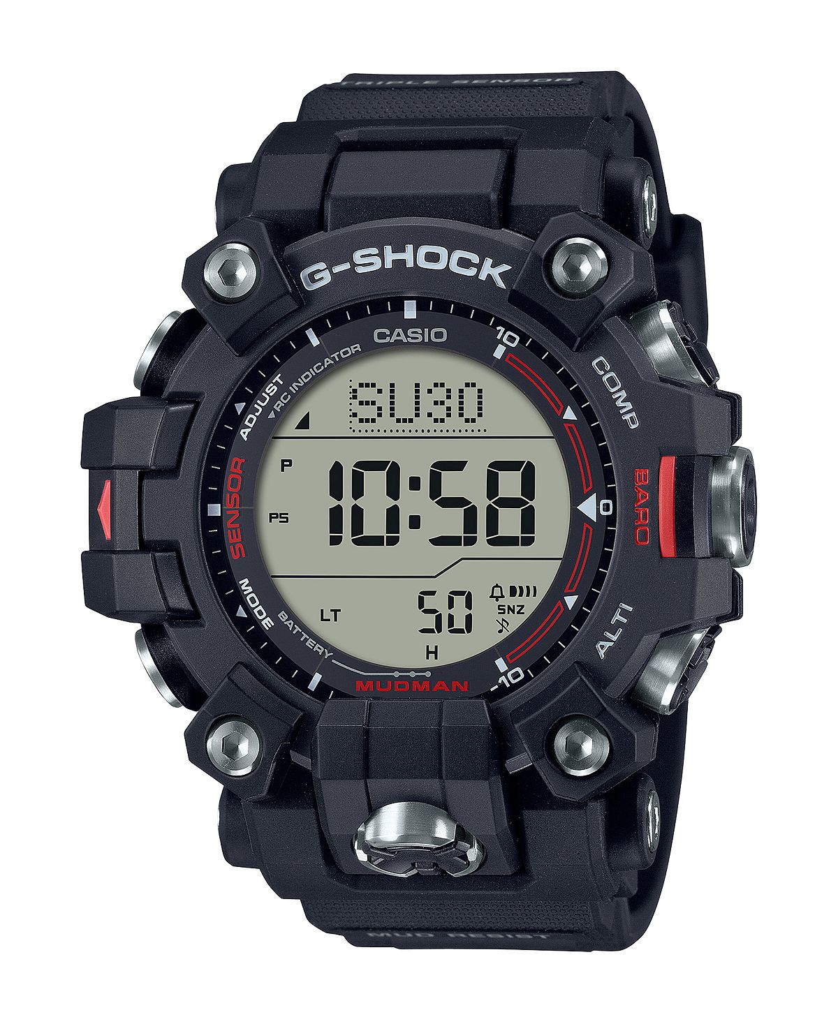 

Мужские цифровые часы из черной смолы, 52,7 мм, GW9500-1 G-Shock