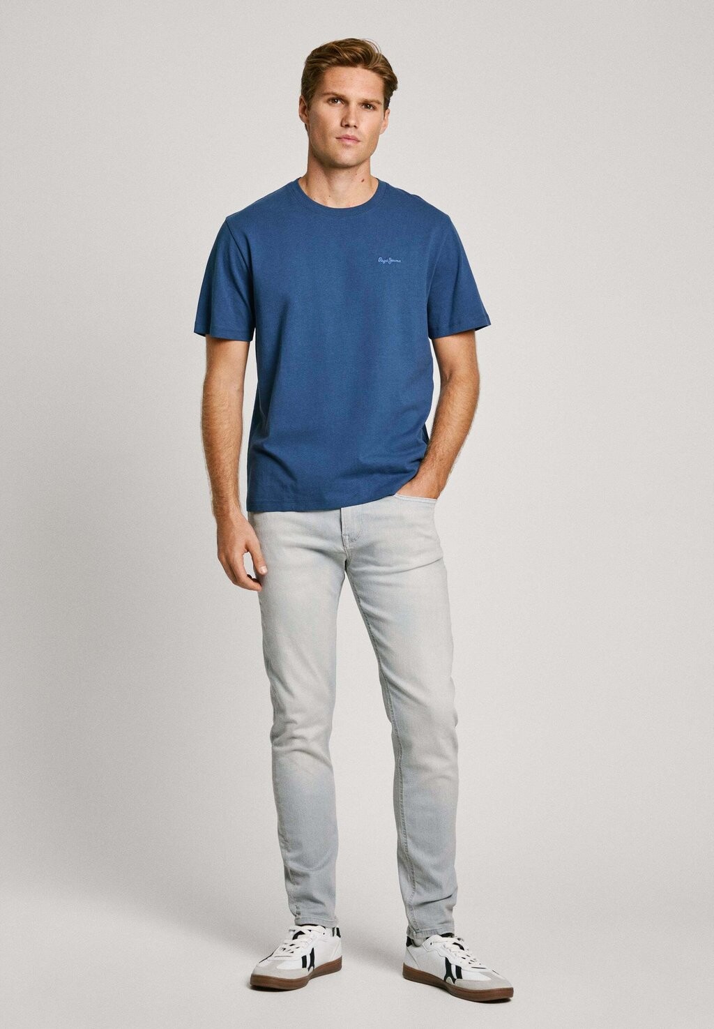 

Базовая футболка CONNOR Pepe Jeans, темно-синий