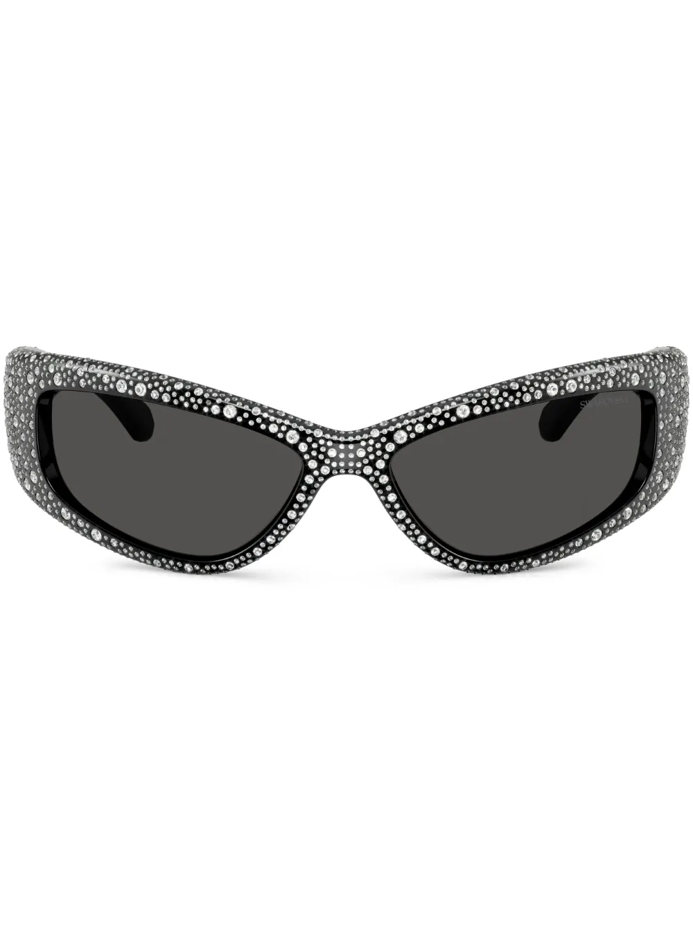 

Солнцезащитные очки с кристаллами Swarovski, черный