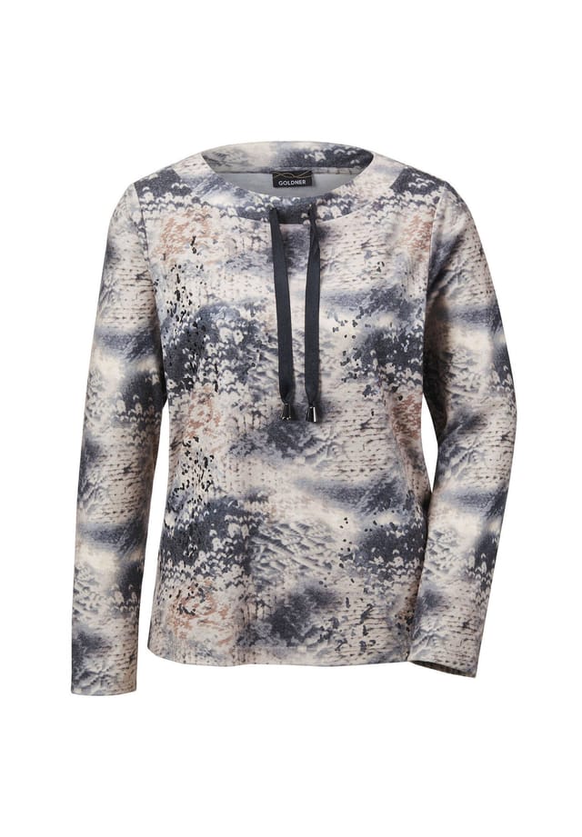 

Футболка с принтом Goldner, мультиколор