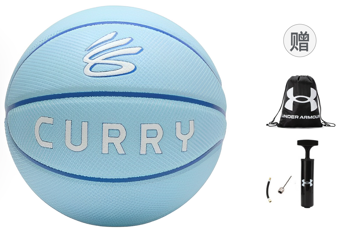 

Under Armour Curry 395 Pisces PU баскетбольный мяч blue коллекционный уровень размер 7 тренировочный соревновательный unisex Китай