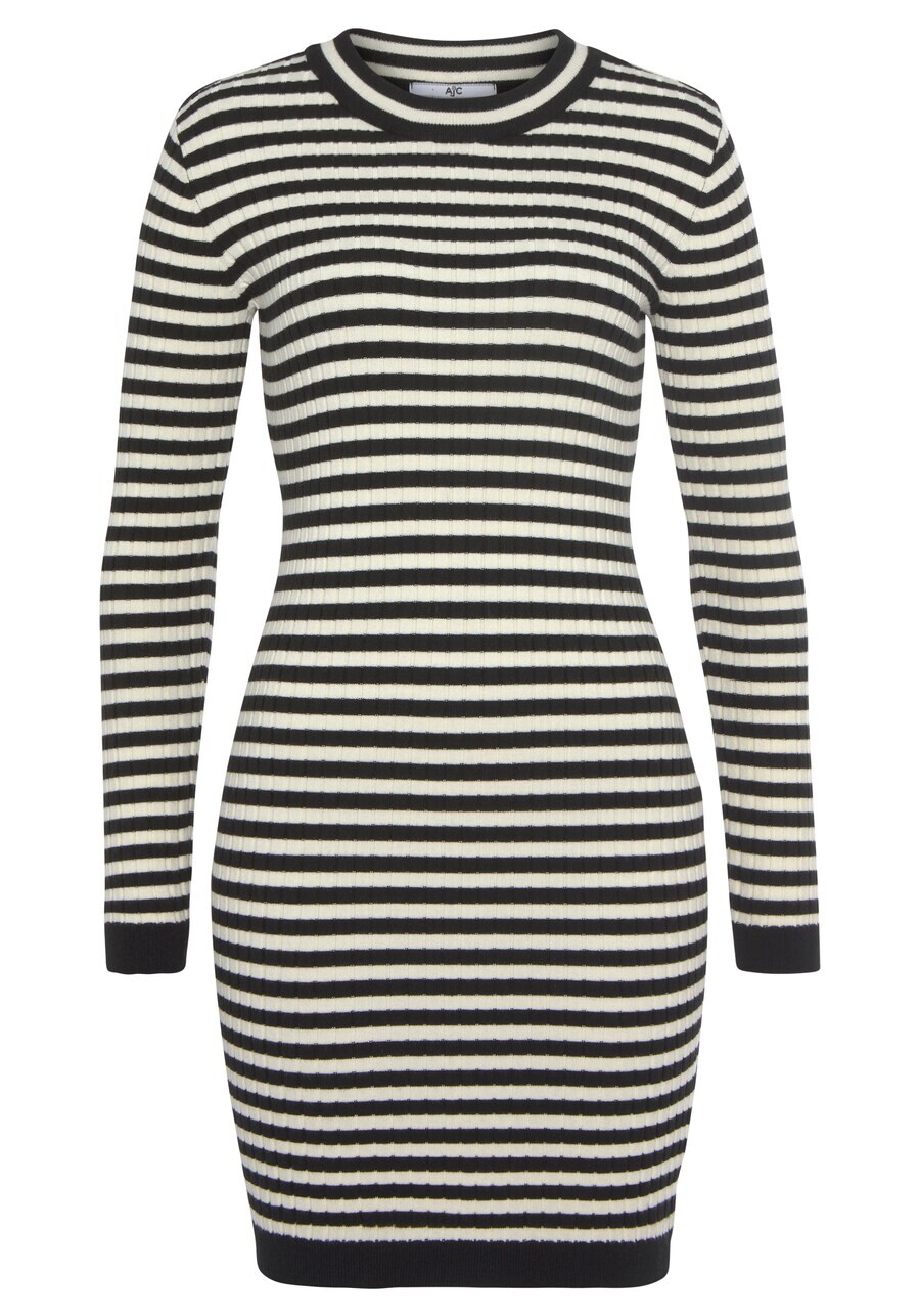 

Вязаное платье AJC Knitted dress, черный/белый