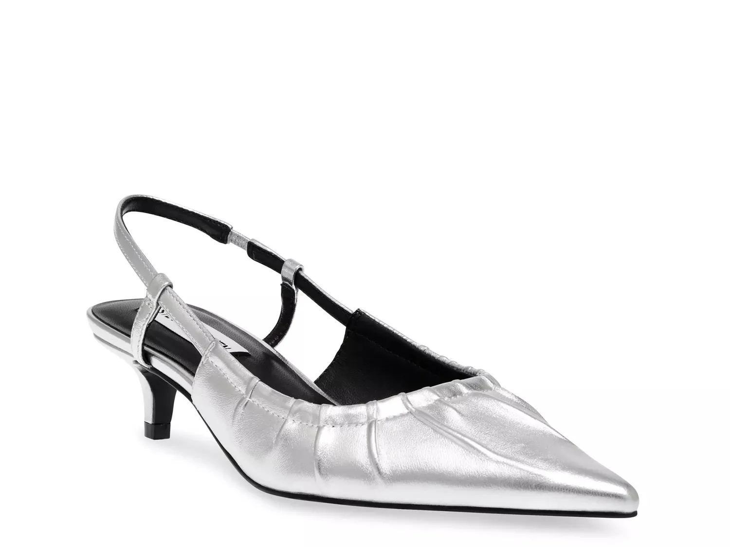 Туфли Steve Madden Syrie Pump, серебристый металлик