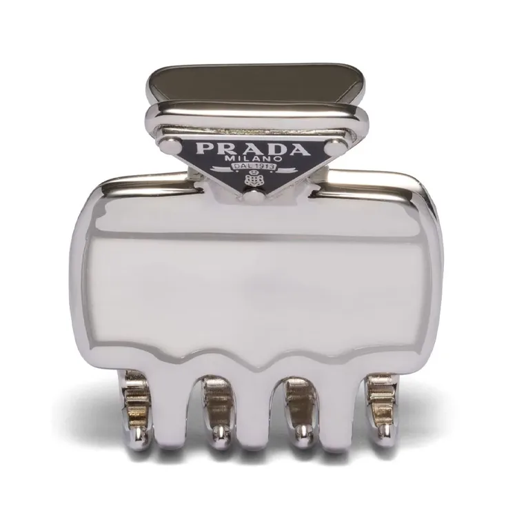 PRADA Металлические заколки для волос женские silver